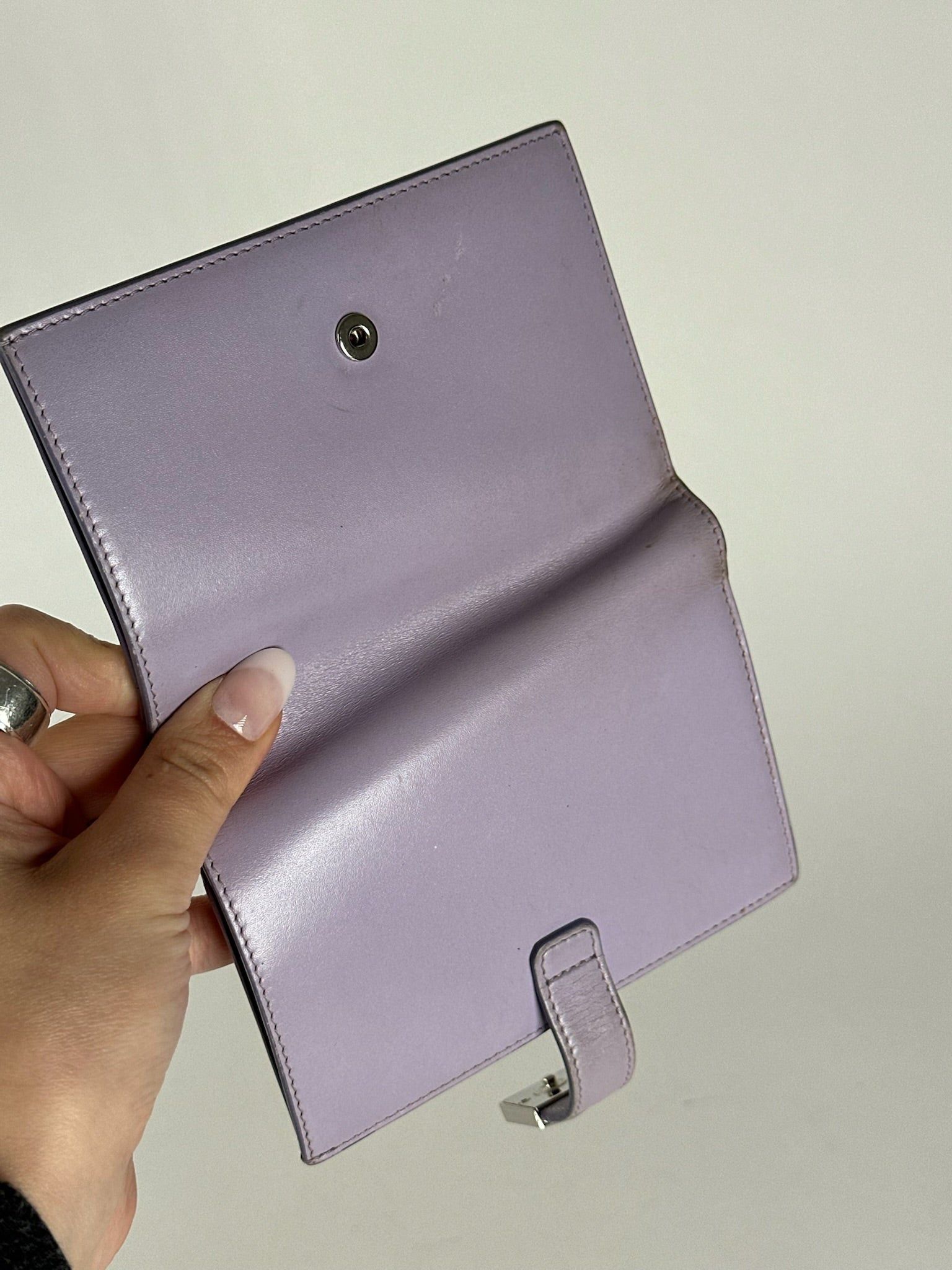 Givenchy Vintage Leather wallet purple Size ONE SIZE - 5 Thumbnail