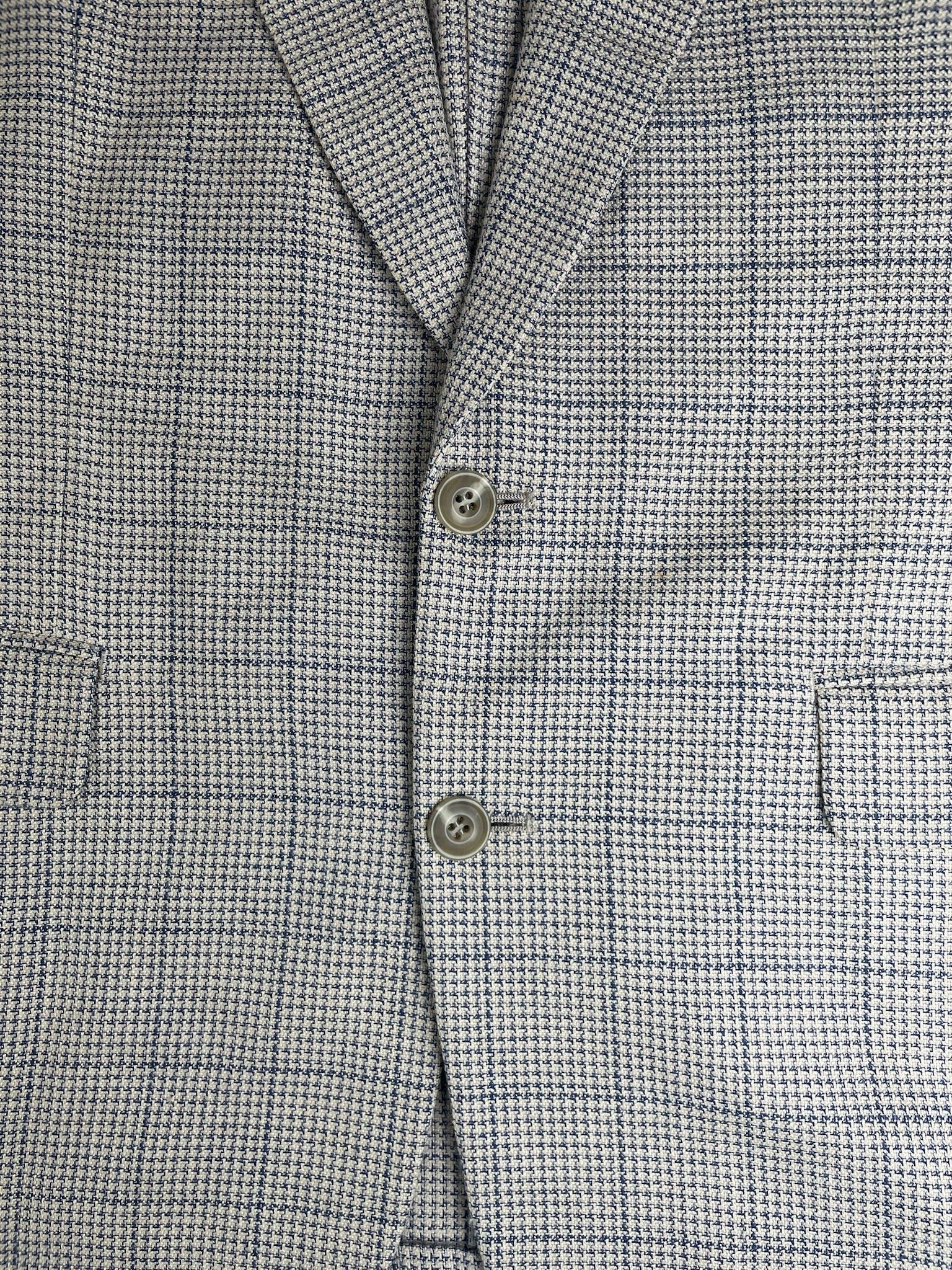 Dior Vintage Checked Trenchcoat / Blazer black grey Size L / US 10 / IT 46 - 11 Thumbnail
