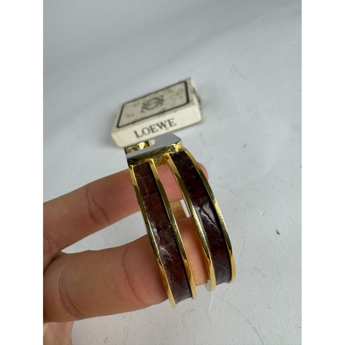Loewe Twist Gold Steel Bracelet Size ONE SIZE - 5 Thumbnail