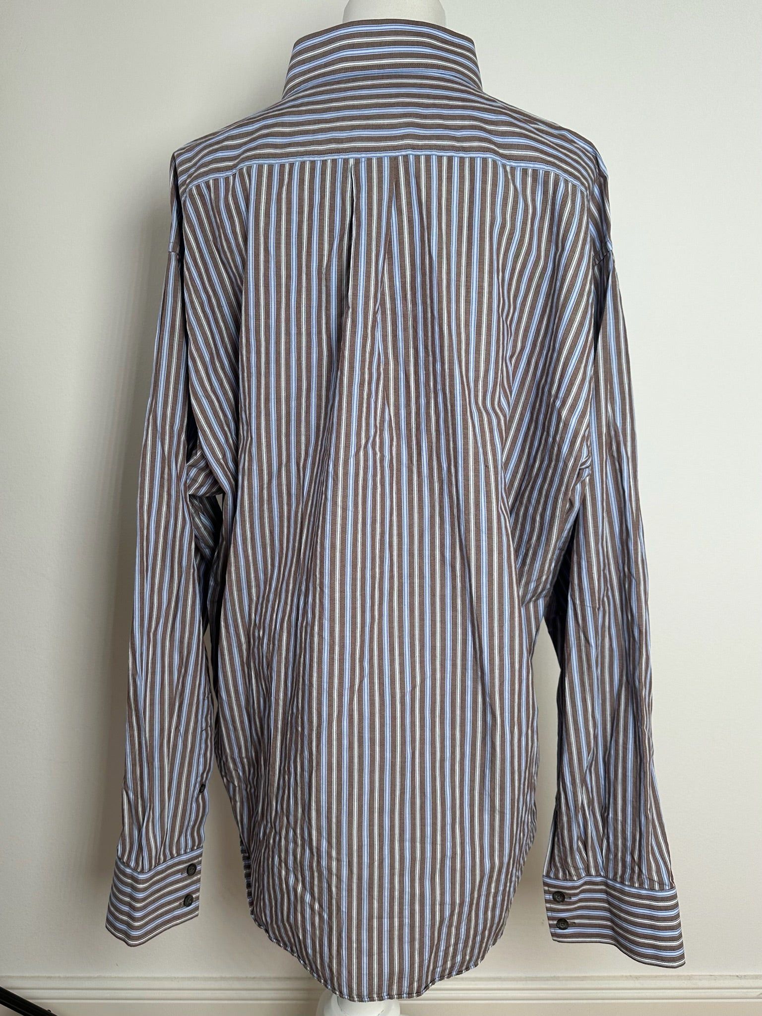 Other Vintage Yves Sainr Laurent Striped Shirt Size XL / US 12-14 / IT 48-50 - 3 Thumbnail