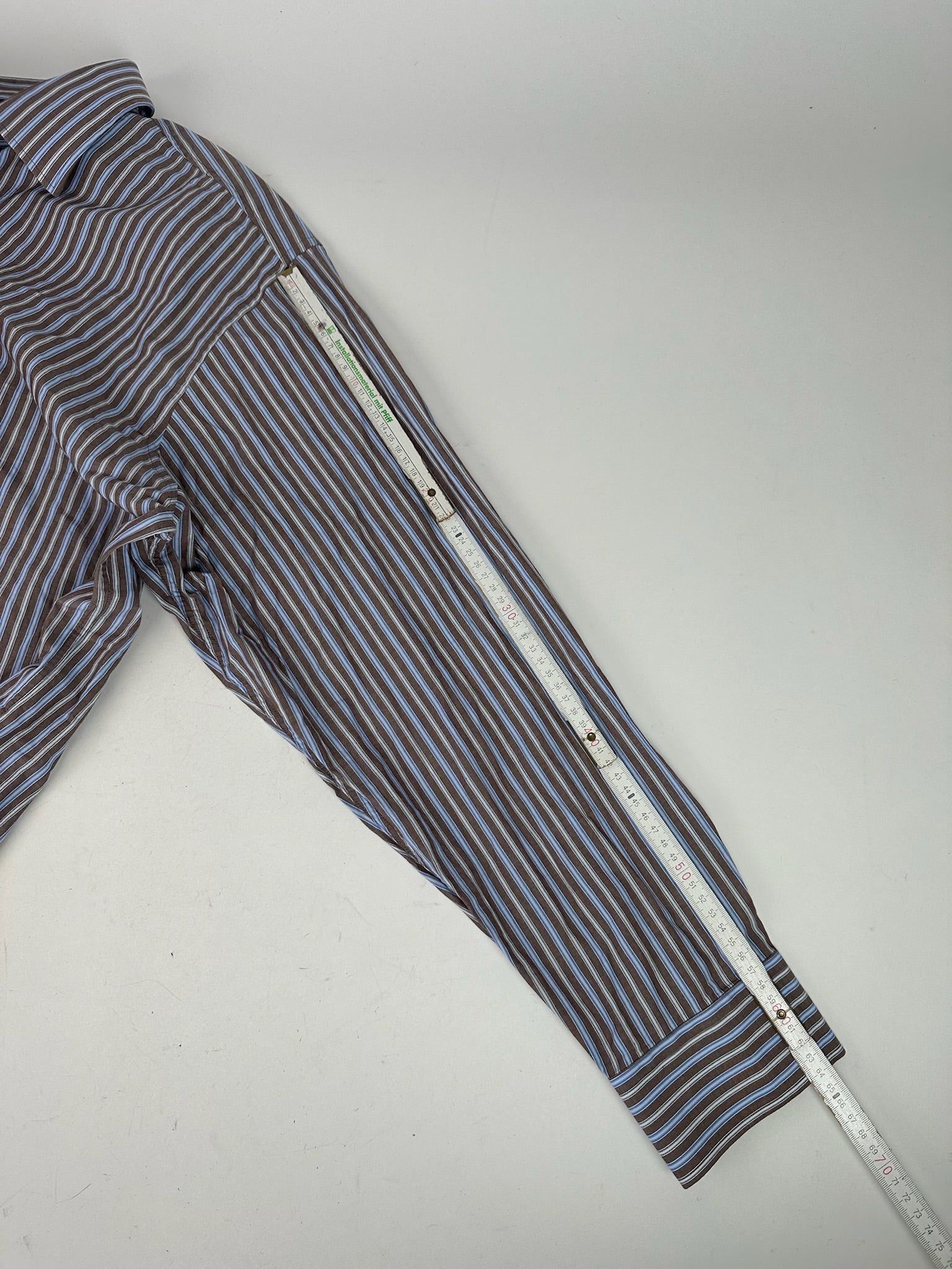 Other Vintage Yves Sainr Laurent Striped Shirt Size XL / US 12-14 / IT 48-50 - 2 Thumbnail