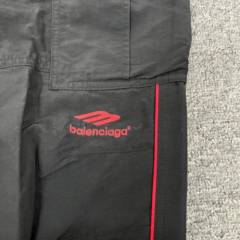 Balenciaga Balenciaga 3B Black Red Track Pants - dmc Size US 30 / EU 46 - 5 Thumbnail