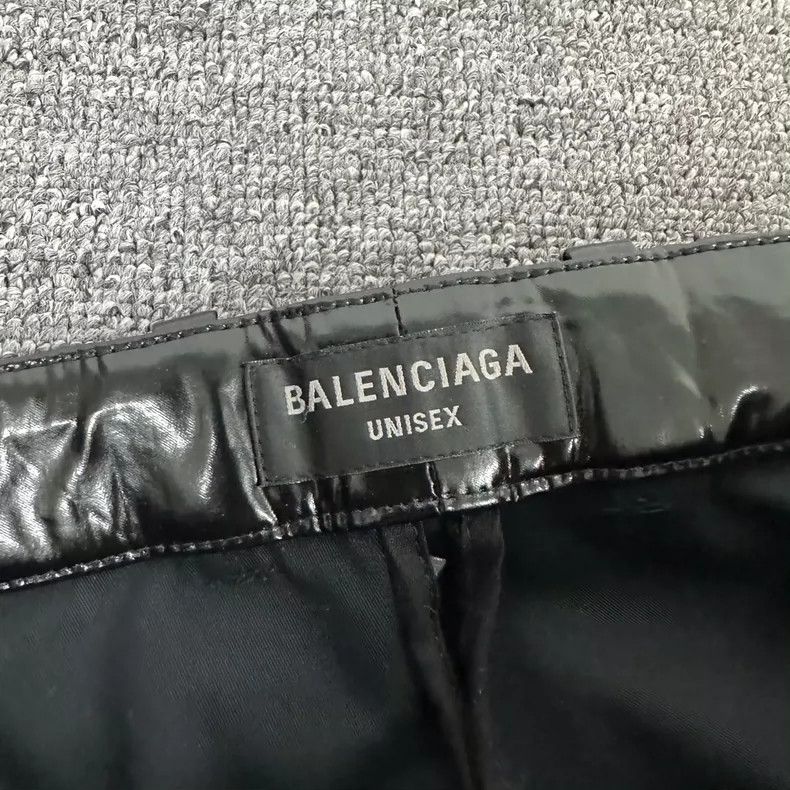 Balenciaga Balenciaga Black Coated Pleated Trousers - dmc Size US 32 / EU 48 - 5 Thumbnail