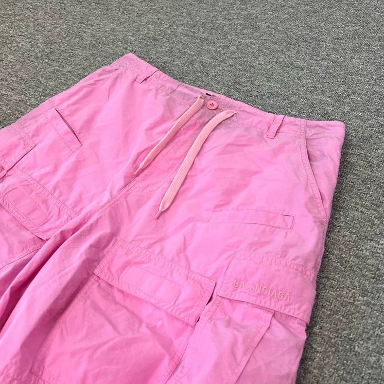 Balenciaga Balenciaga Pink Cargo Work Pants 24FW - dmc Size US 26 / EU 42 - 4 Thumbnail