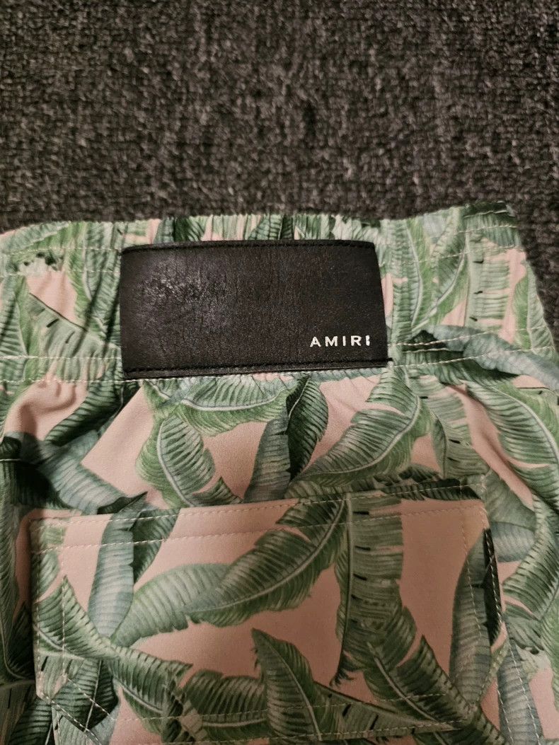 Amiri Amiri Leaf Print Casual Shorts - dmc Size US 32 / EU 48 - 5 Thumbnail