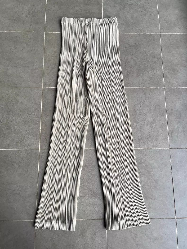 Issey Miyake Issey Miyake Pleated Straight Trousers - dmc Size US 30 / EU 46 - 8 Thumbnail