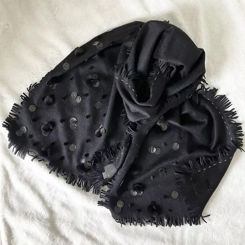 Fendi FENDI Cashmere Leather Fur Shawl - dmc Size US M / EU 48-50 / 2 - 4 Thumbnail