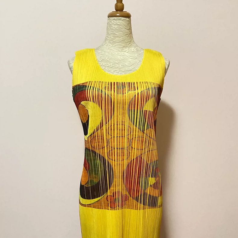Issey Miyake Issey Miyake Pleats Please Sleeveless Dress - dmc Size US 30 / EU 46 - 3 Thumbnail