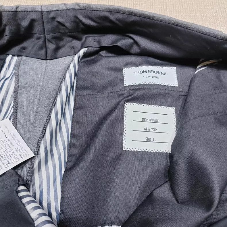 Thom Browne Thom Browne Minimalist Gray Trousers - dmc Size US 32 / EU 48 - 6 Thumbnail