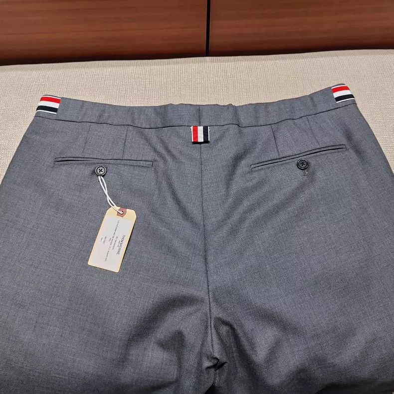 Thom Browne Thom Browne Minimalist Gray Trousers - dmc Size US 32 / EU 48 - 3 Thumbnail