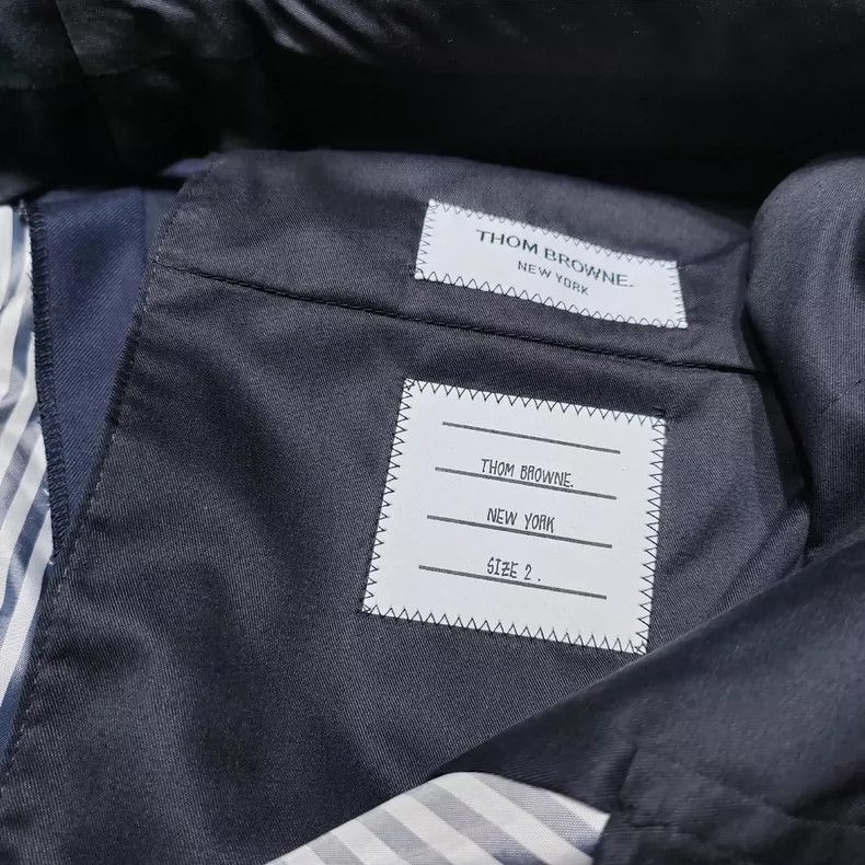 Thom Browne Thom Browne Minimal Solid Navy Trousers - dmc Size US 30 / EU 46 - 7 Thumbnail