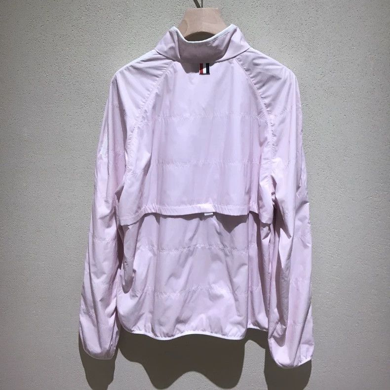 Thom Browne Thom Browne Pink Nylon Jacket Unisex - dmc Size US M / EU 48-50 / 2 - 2 Thumbnail