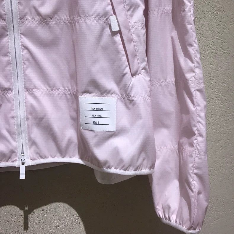 Thom Browne Thom Browne Pink Nylon Jacket Unisex - dmc Size US M / EU 48-50 / 2 - 3 Thumbnail