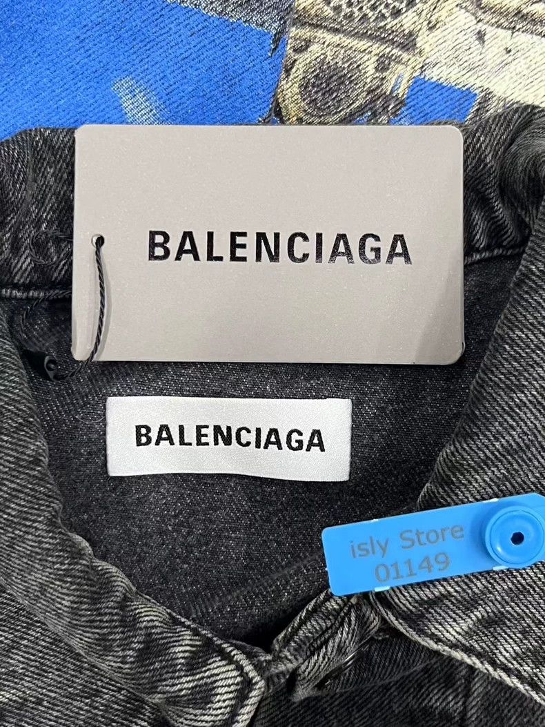 Balenciaga Balenciaga Notre Dame Denim Jacket - dmc Size US S / EU 44-46 / 1 - 5 Thumbnail