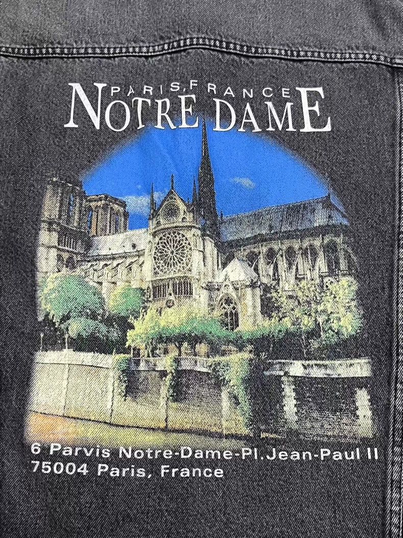 Balenciaga Balenciaga Notre Dame Denim Jacket - dmc Size US S / EU 44-46 / 1 - 3 Thumbnail