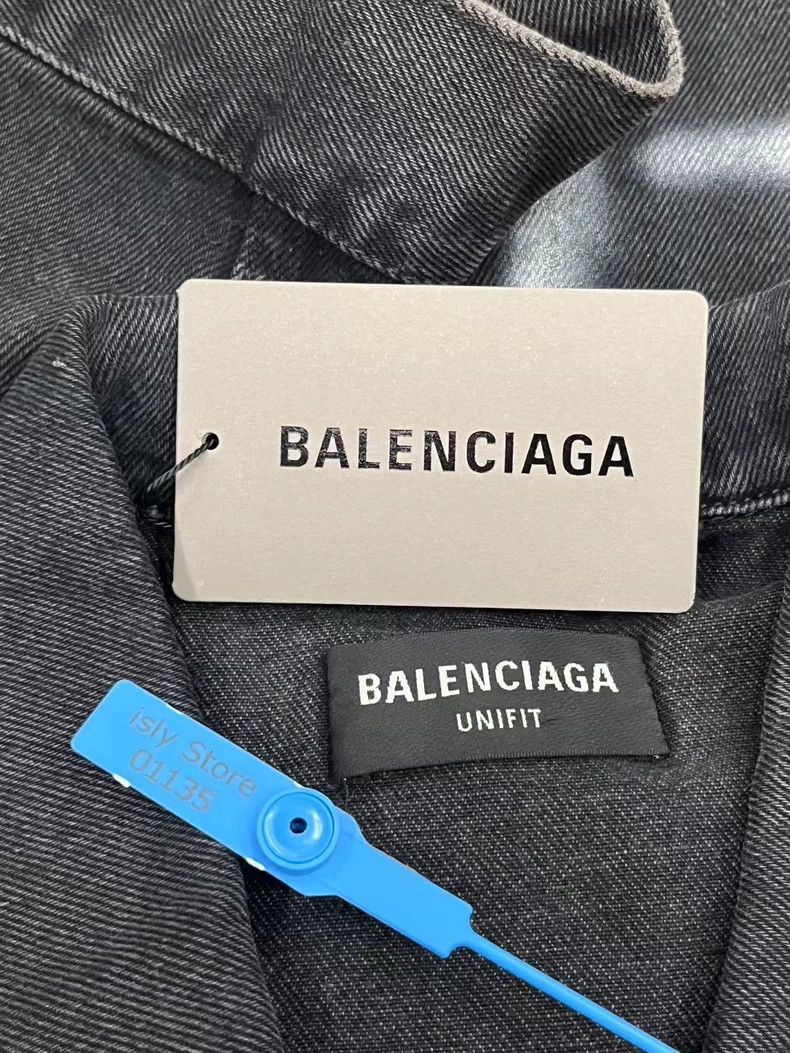 Balenciaga Balenciaga Double B Graffiti Denim Jacket - dmc Size US S / EU 44-46 / 1 - 4 Thumbnail