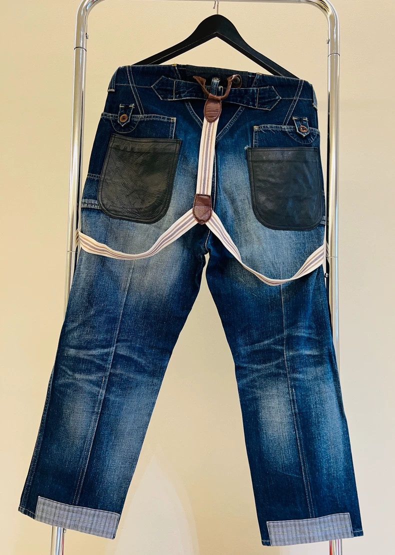 Junya Watanabe JUNYA WATANABE Denim Overalls with Straps - dmc Size US 30 / EU 46 - 2 Thumbnail
