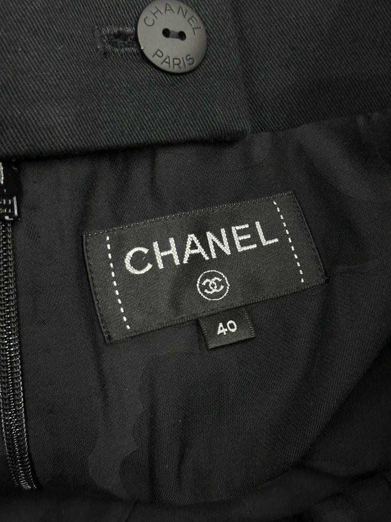 Chanel Chanel Black Short Skirt - dmc Size US 34 / EU 50 - 4 Thumbnail