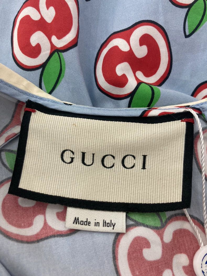 Gucci Gucci Limited Blue Apple Dress - dmc Size US 32 / EU 48 - 4 Thumbnail