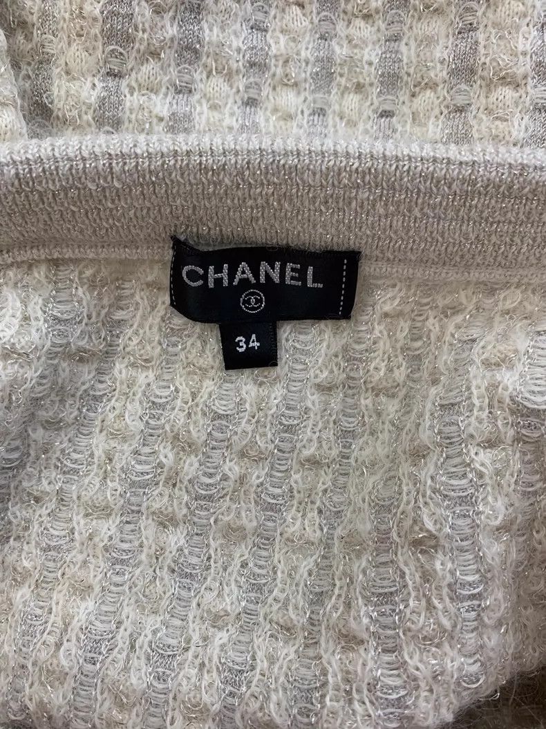 Chanel Chanel Pearl Button Knit Skirt - dmc Size US 30 / EU 46 - 4 Thumbnail