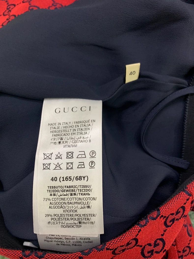 Gucci Gucci Red Logo Print Mini Skirt - dmc Size US 30 / EU 46 - 5 Thumbnail