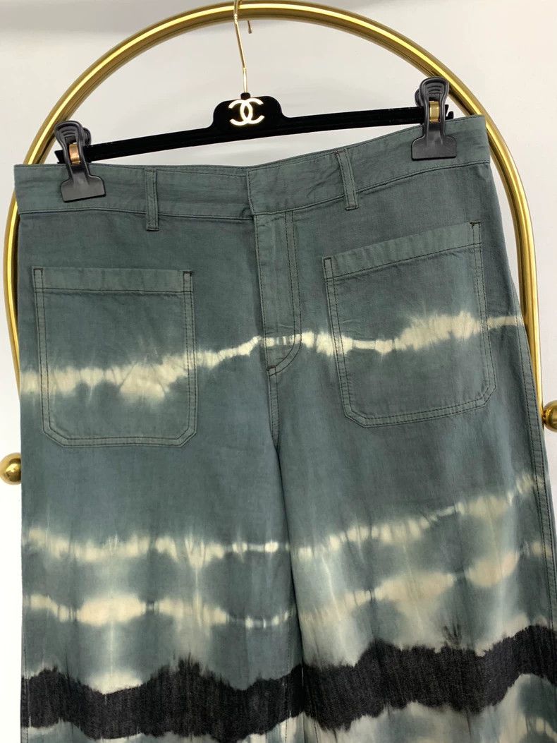 Dior Dior Blue White Tie-Dye Jeans - dmc Size US 32 / EU 48 - 2 Thumbnail