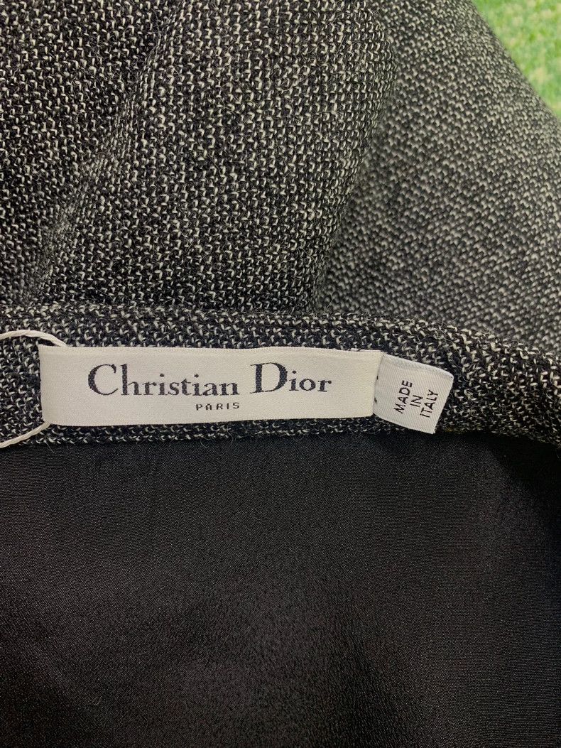 Dior Dior Gray Lace Panel Pleated Skirt - dmc Size US 30 / EU 46 - 4 Thumbnail