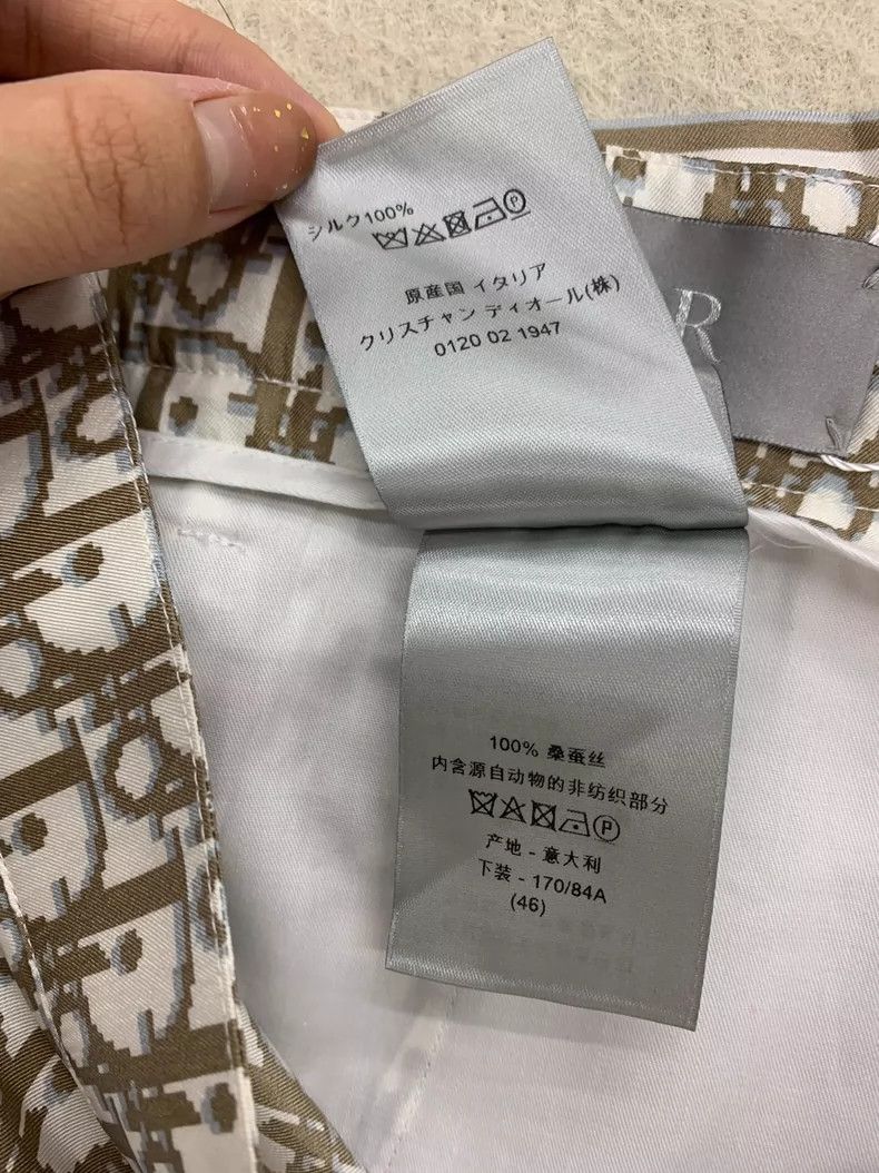 Dior Dior Monogram Silk Shorts New - dmc Size US 34 / EU 50 - 4 Thumbnail