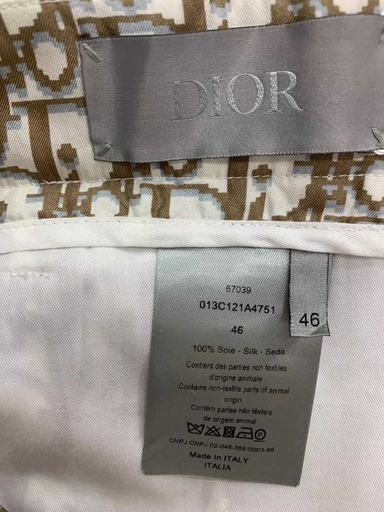 Dior Dior Monogram Silk Shorts New - dmc Size US 34 / EU 50 - 3 Thumbnail