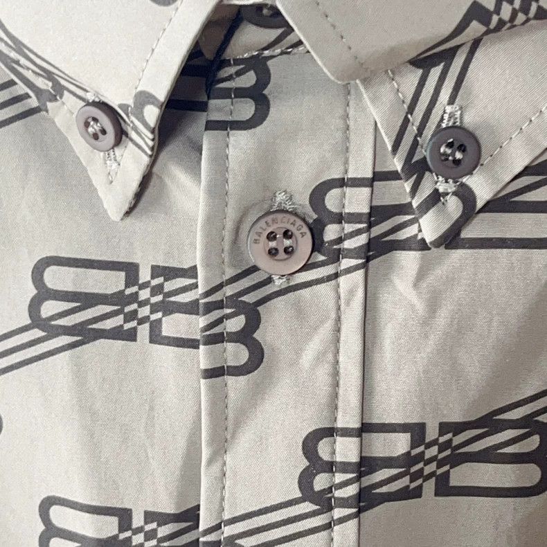 Balenciaga Balenciaga FW22 Pattern Short Sleeve Shirt - dmc Size US M / EU 48-50 / 2 - 2 Thumbnail