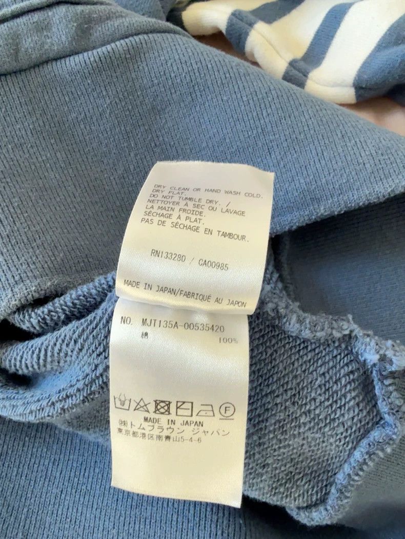 Thom Browne TB Gray Hoodie with Striped Sleeves - dmc Size US M / EU 48-50 / 2 - 5 Thumbnail