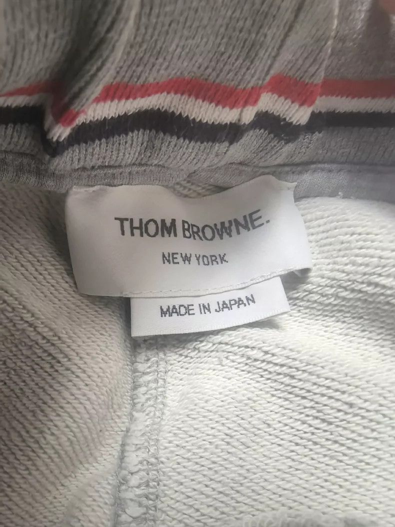 Thom Browne Thom Browne Cotton Sweatpants with Stripes - dmc Size US 30 / EU 46 - 3 Thumbnail
