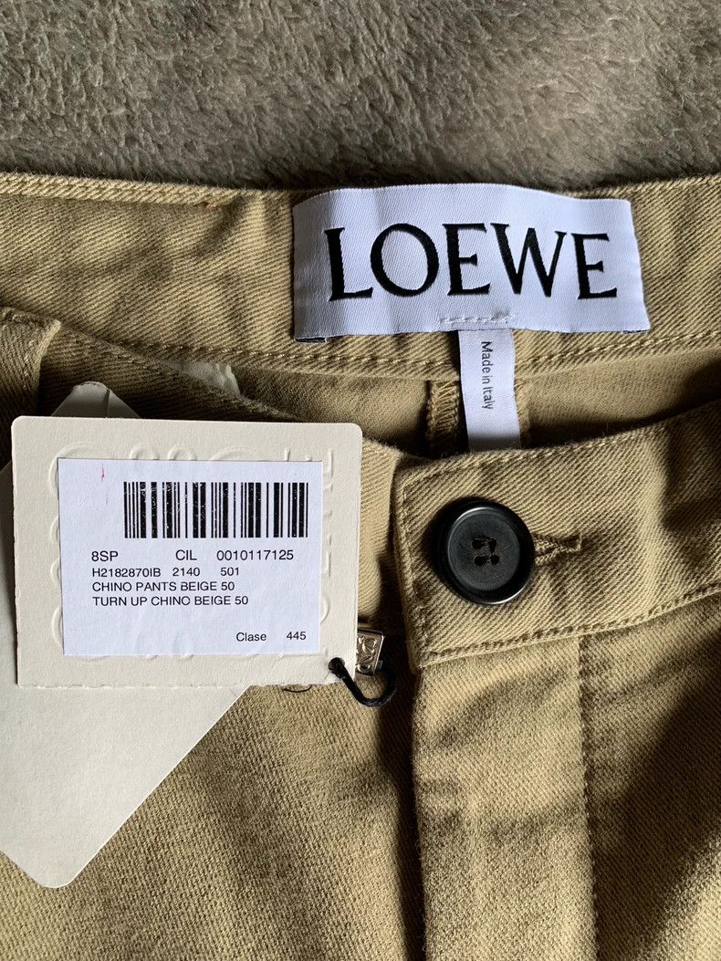 Loewe Loewe Men's Chino Rolled Cuff Pants - dmc Size US 34 / EU 50 - 7 Thumbnail