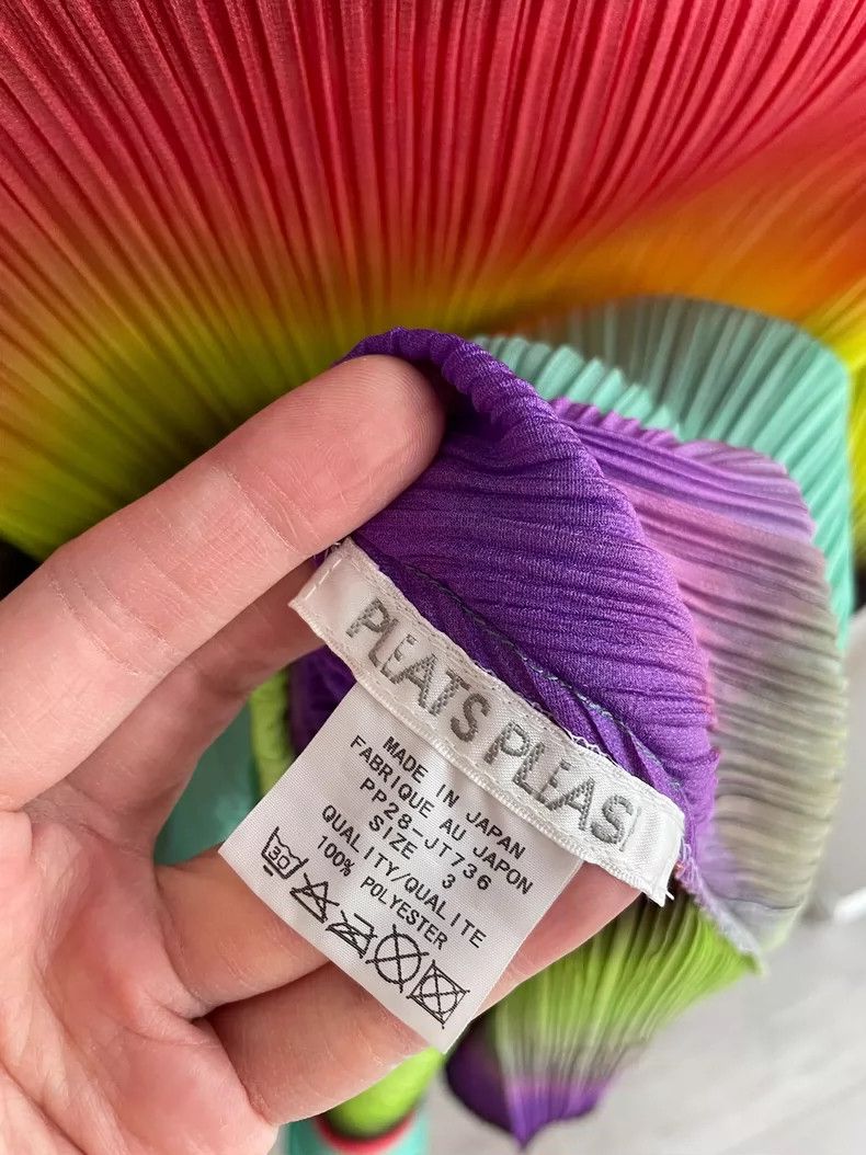 Issey Miyake Issey Miyake Pleated Aurora Dress - dmc Size US 30 / EU 46 - 2 Thumbnail