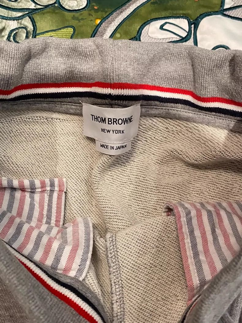 Thom Browne THOM BROWNE Striped Gray Sweatpants - dmc Size US 28 / EU 44 - 5 Thumbnail