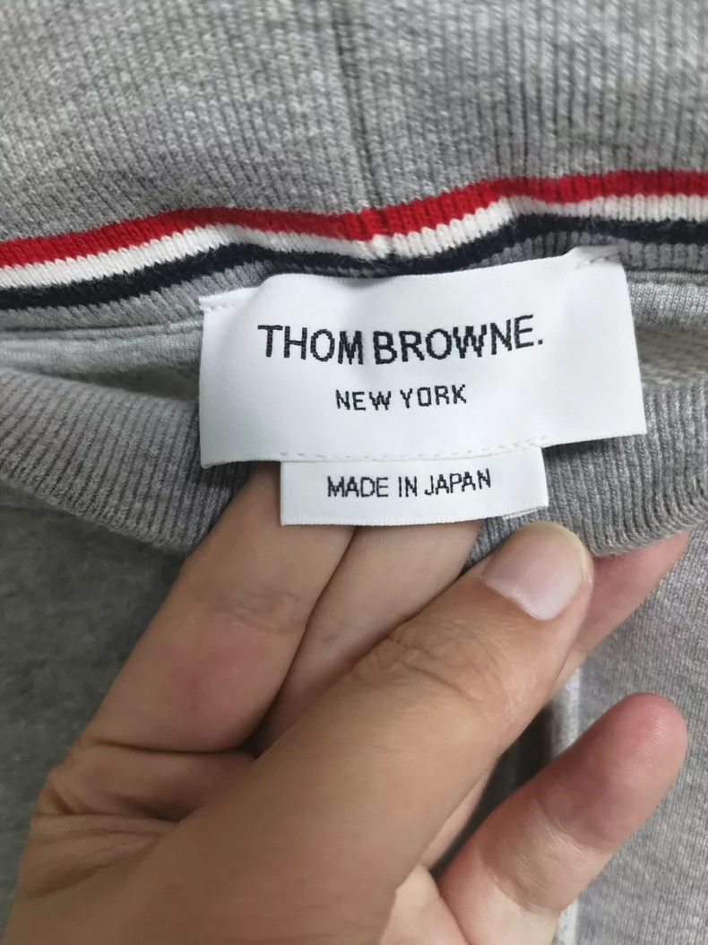 Thom Browne Thom Browne Four-Stripe Jogger Sweatpants - dmc Size US 30 / EU 46 - 4 Thumbnail