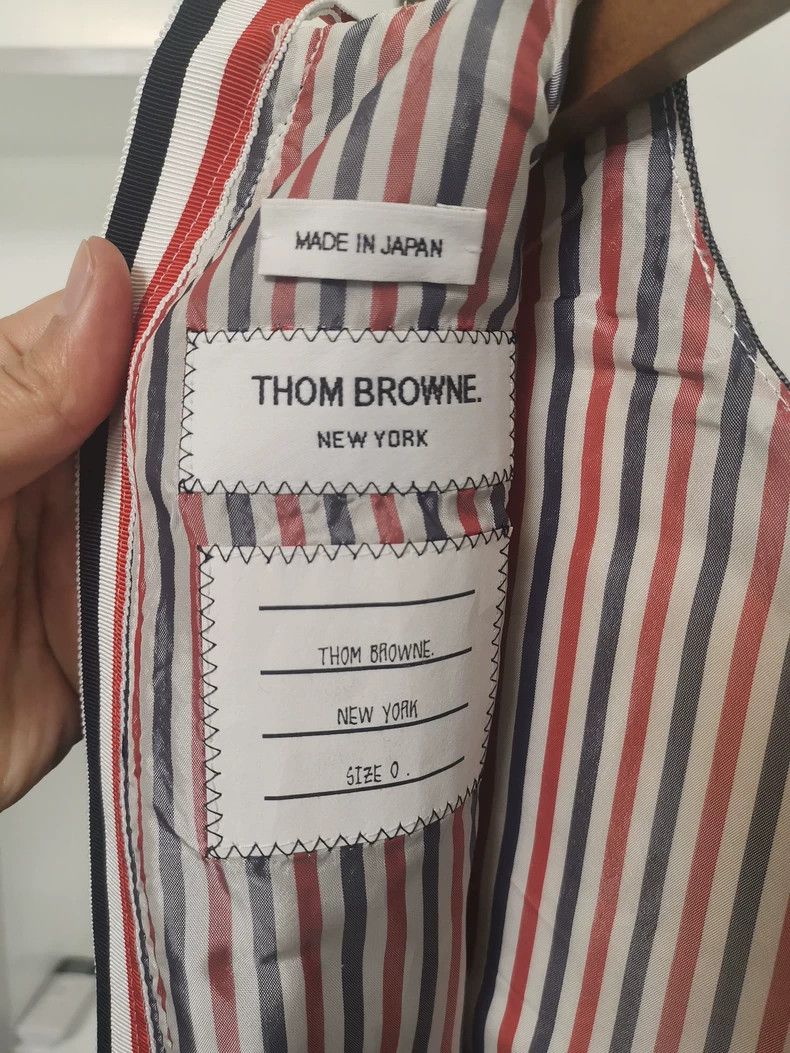Thom Browne Thom Browne Wool Blend Sleeveless Dress - dmc Size US 30 / EU 46 - 6 Thumbnail