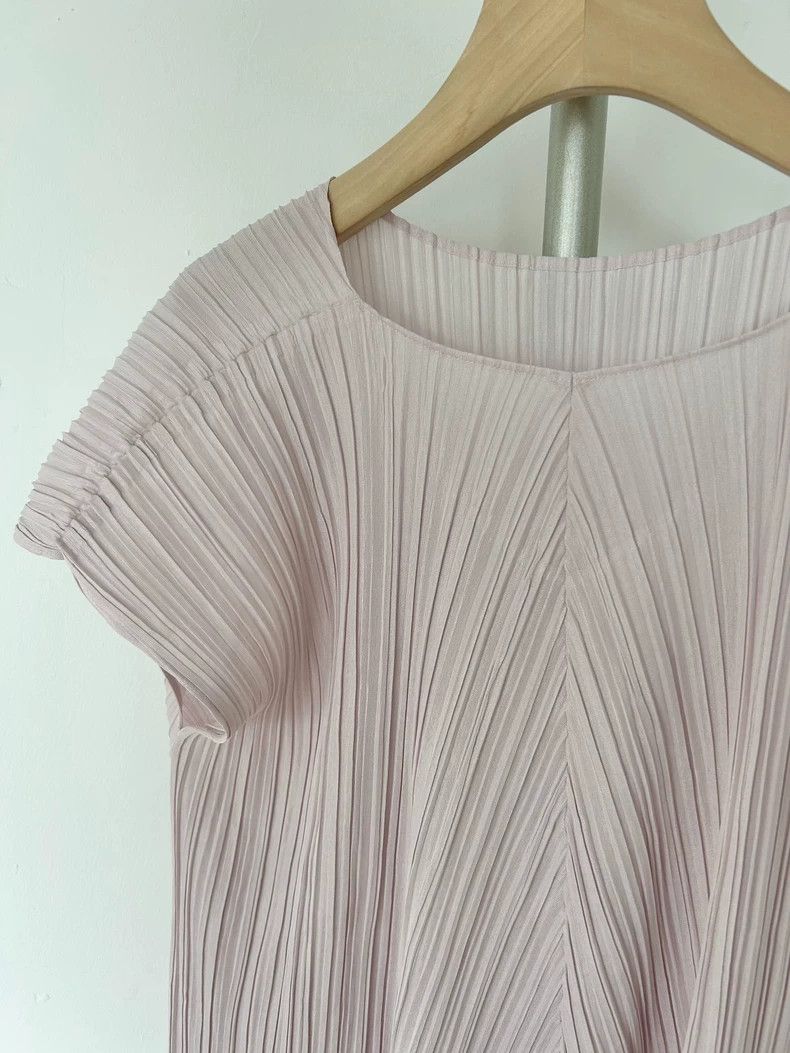 Issey Miyake Issey Miyake Pleat Please Batwing Top - dmc Size US M / EU 48-50 / 2 - 2 Thumbnail