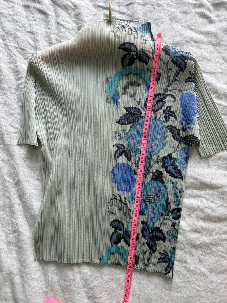 Issey Miyake Issey Miyake Pleats Please Floral Short Sleeve - dmc Size US M / EU 48-50 / 2 - 2 Thumbnail