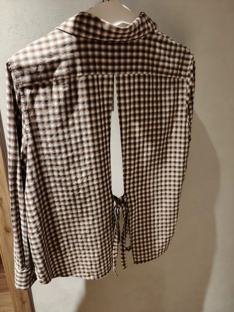 Loewe LOEWE Checked Long Sleeve Shirt - dmc Size US M / EU 48-50 / 2 - 2 Thumbnail