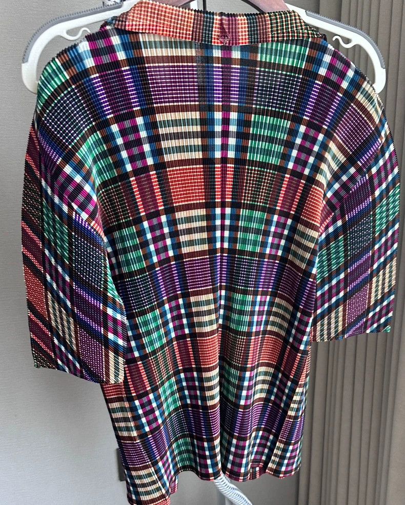 Issey Miyake Issey Miyake Colorful Plaid Shirt - dmc Size US M / EU 48-50 / 2 - 2 Thumbnail