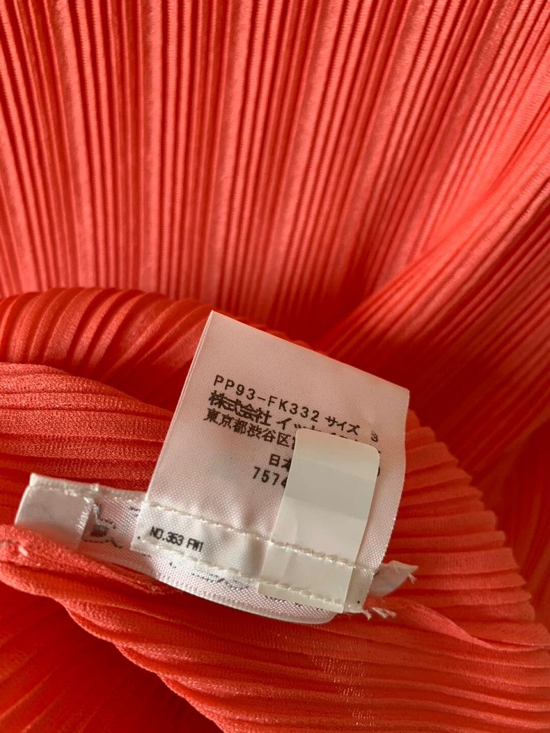 Issey Miyake Issey Miyake Pleats Please Red Long Sleeve Top - dmc Size US M / EU 48-50 / 2 - 4 Thumbnail