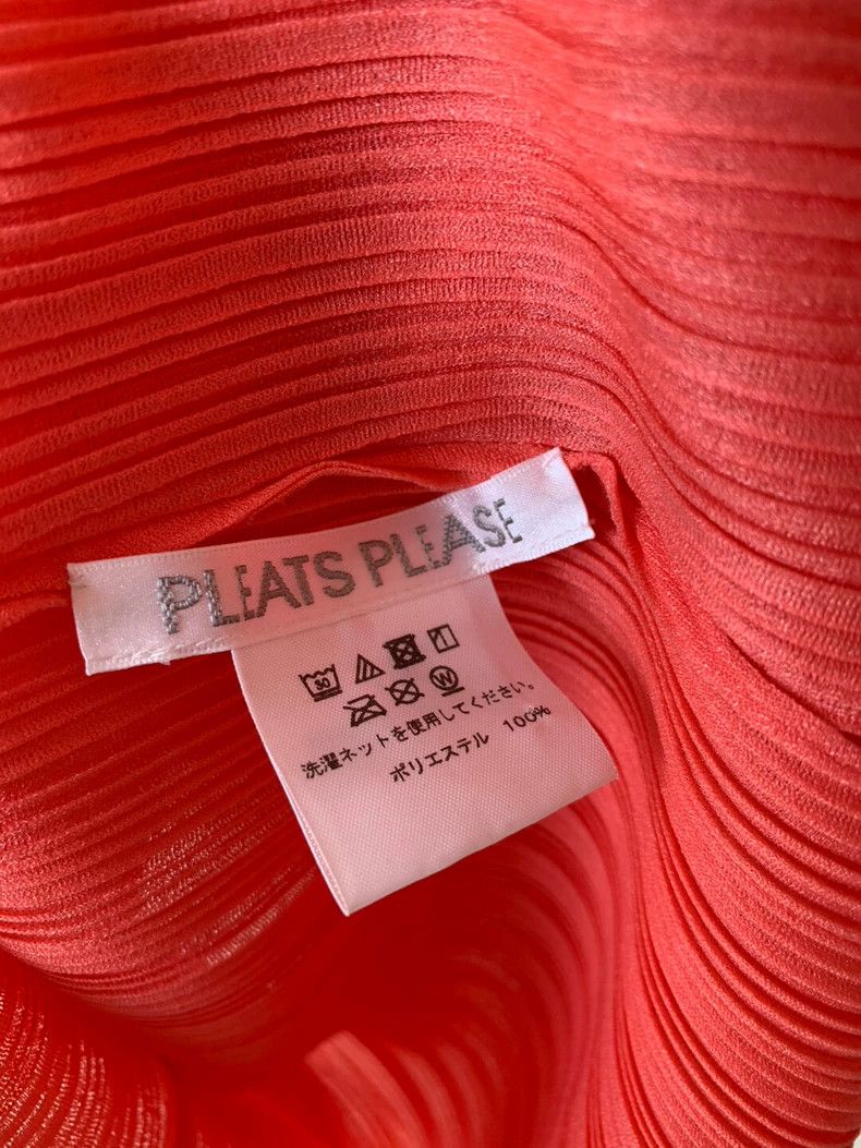 Issey Miyake Issey Miyake Pleats Please Red Long Sleeve Top - dmc Size US M / EU 48-50 / 2 - 3 Thumbnail