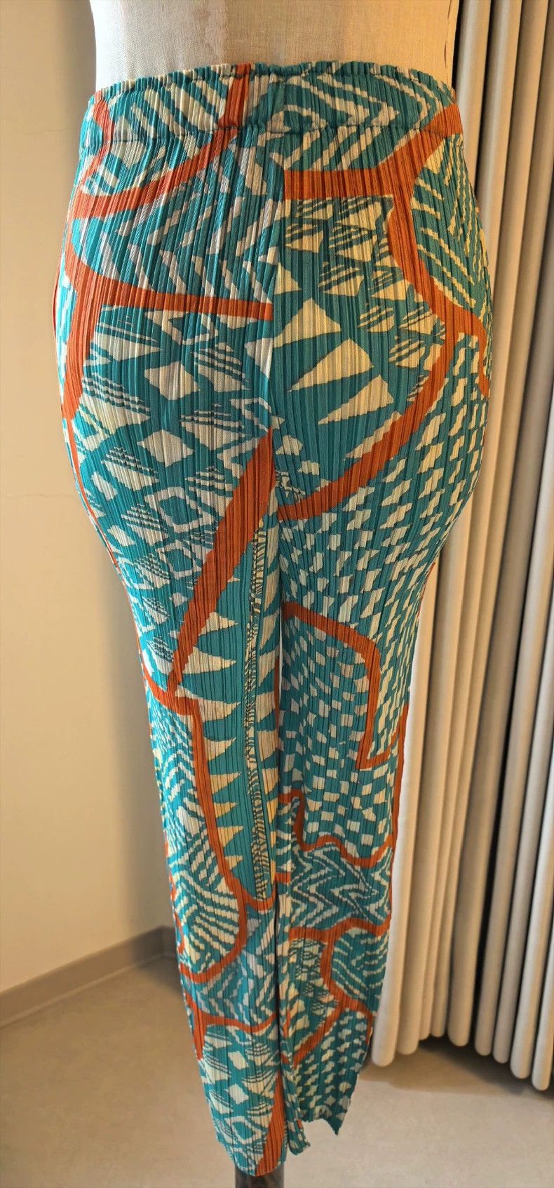 Issey Miyake Issey Miyake Pleated Patterned Long Pants - dmc Size US 30 / EU 46 - 2 Thumbnail