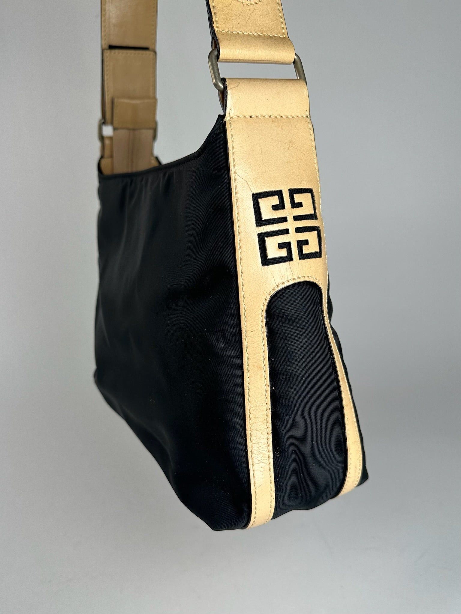 Givenchy Vintage 4G Leather canvas Bag black brown Size ONE SIZE - 11 Thumbnail