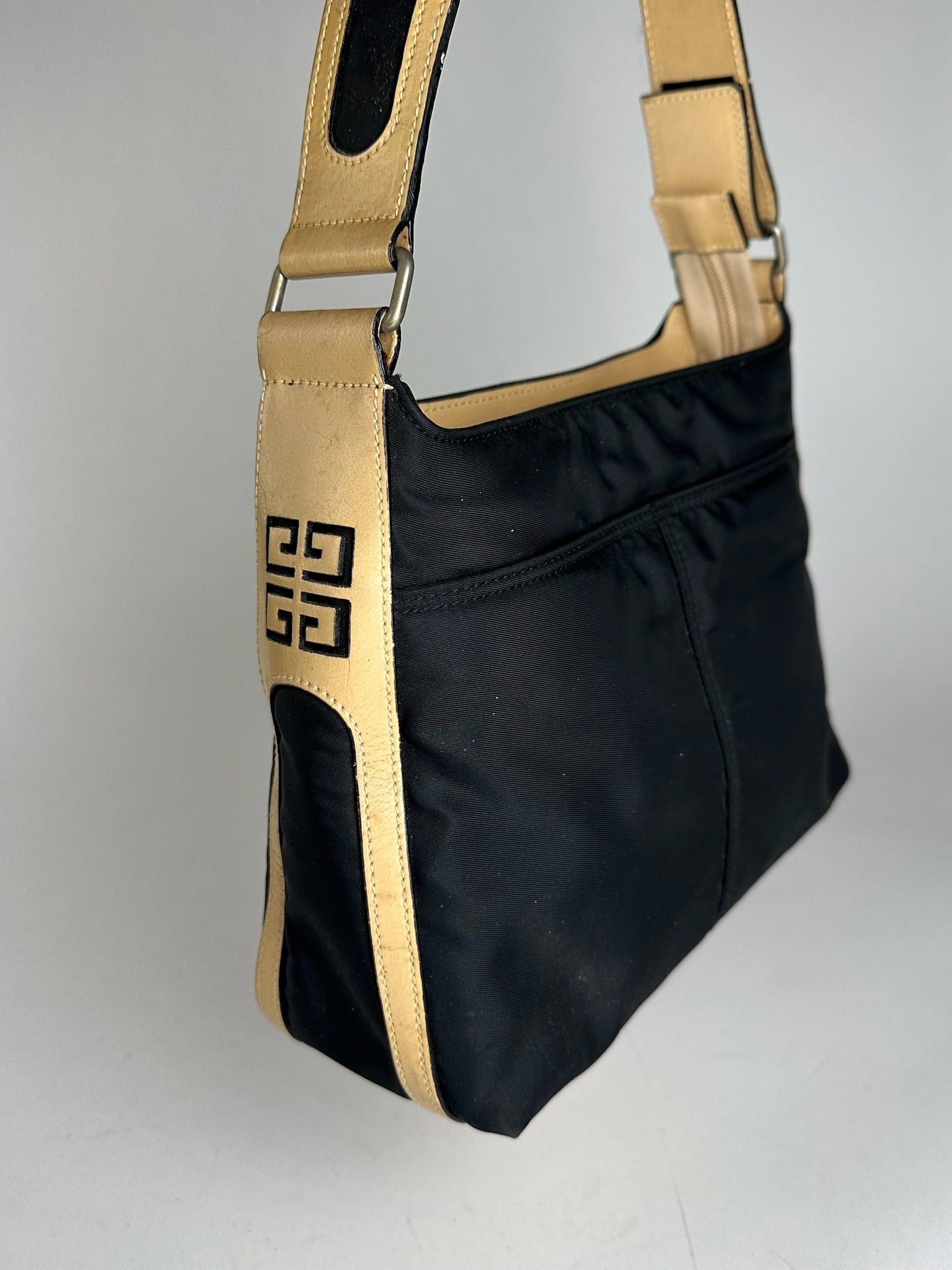 Givenchy Vintage 4G Leather canvas Bag black brown Size ONE SIZE - 7 Thumbnail