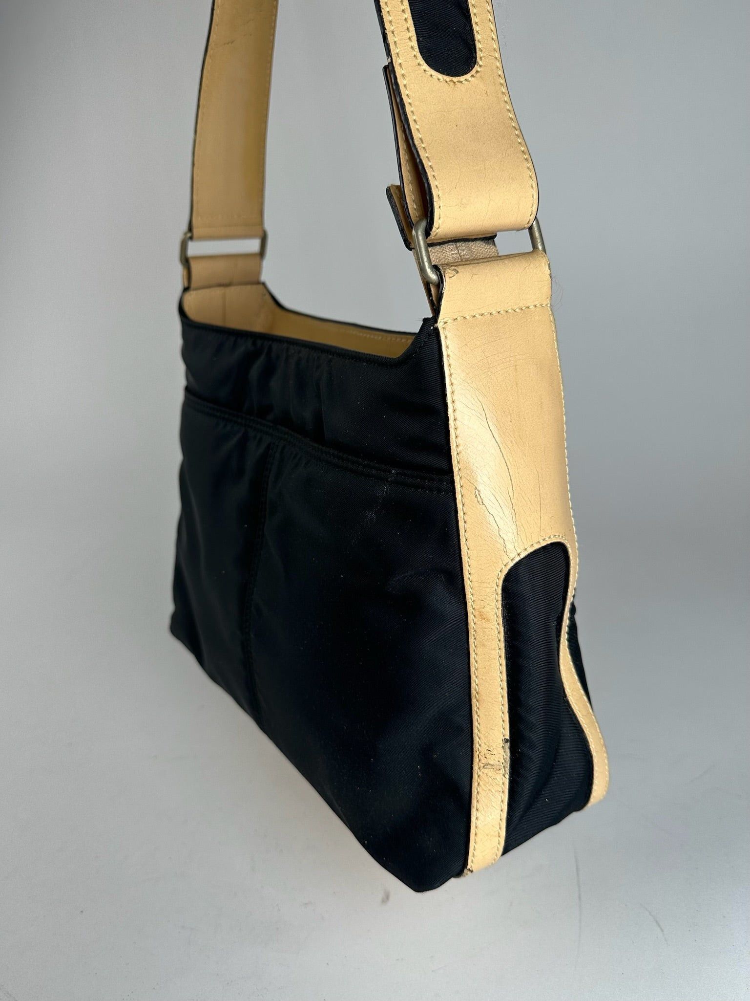 Givenchy Vintage 4G Leather canvas Bag black brown Size ONE SIZE - 12 Thumbnail