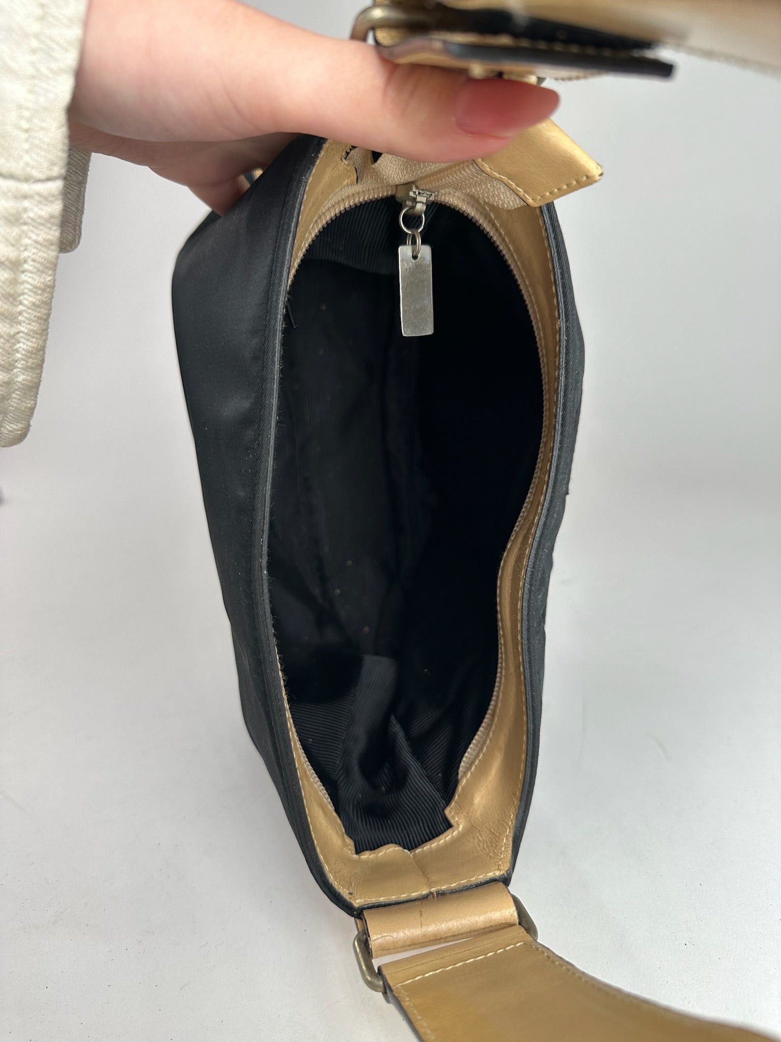 Givenchy Vintage 4G Leather canvas Bag black brown Size ONE SIZE - 9 Thumbnail