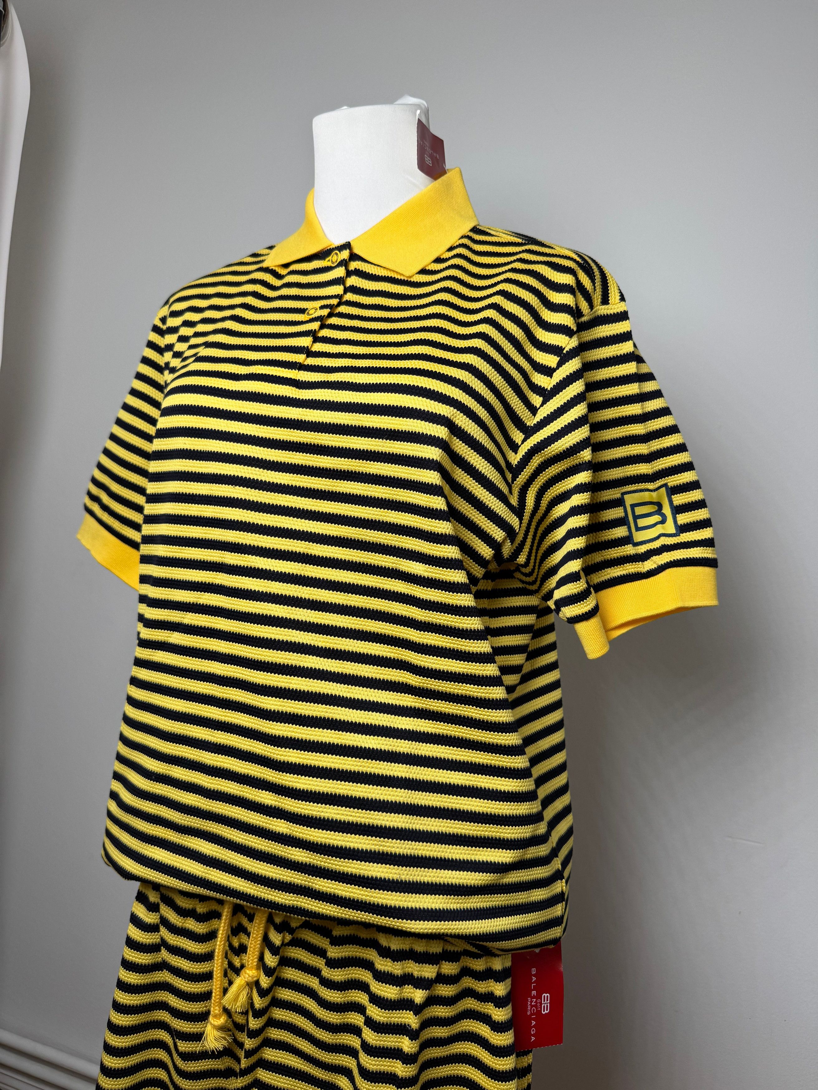 Balenciaga Vintage Twin Set Black Yellow L new Size L / US 10 / IT 46 - 15 Thumbnail