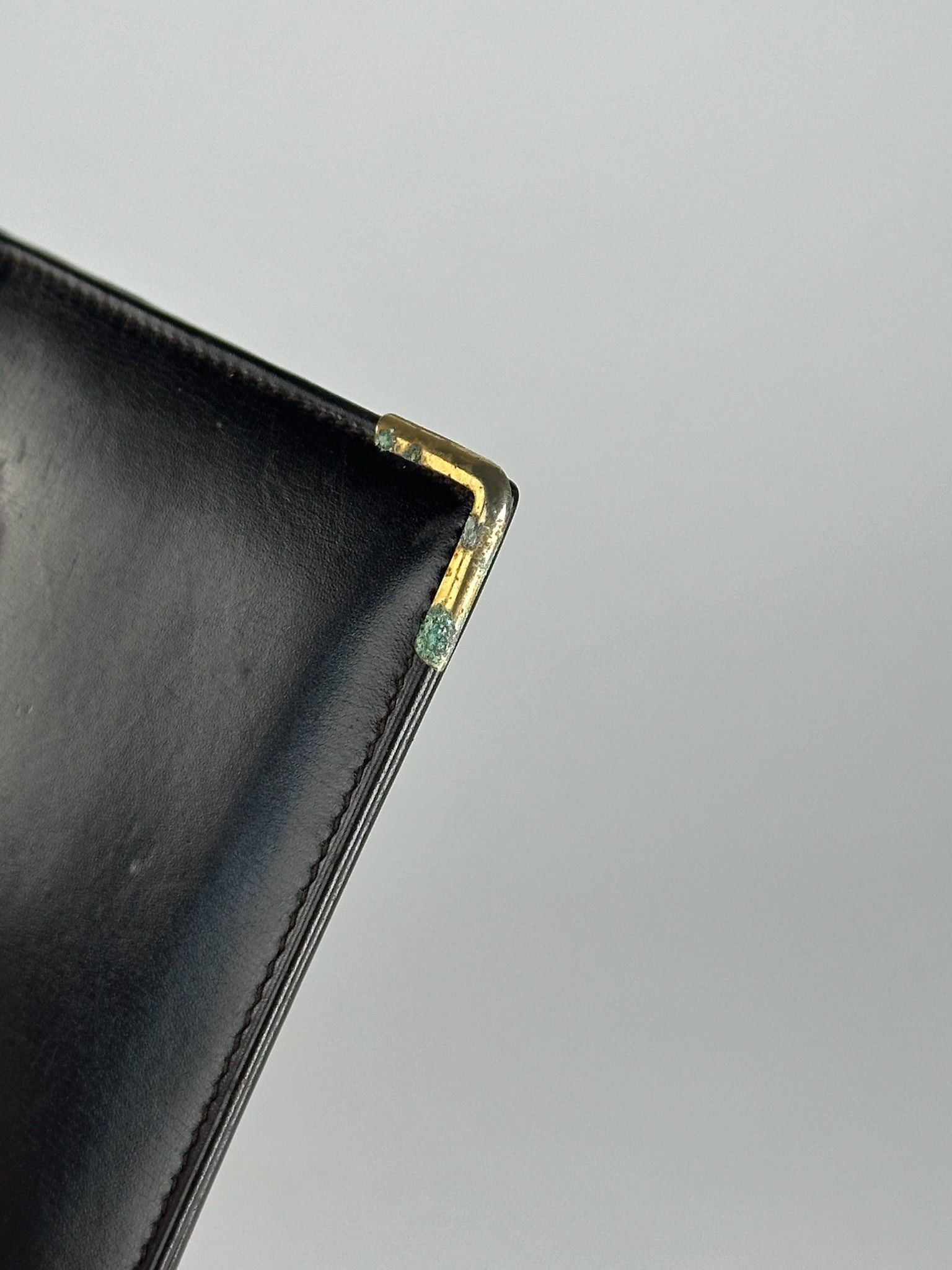Celine Vintage Leather card holder ID holder black Size ONE SIZE - 5 Thumbnail